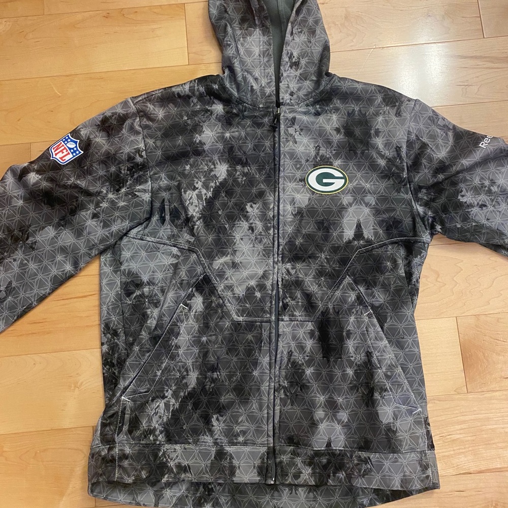 Reebok Packers Full Zip Hoodie